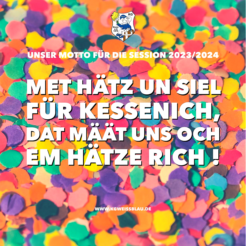 Unser Motto für die Session&nbsp;2023/2024